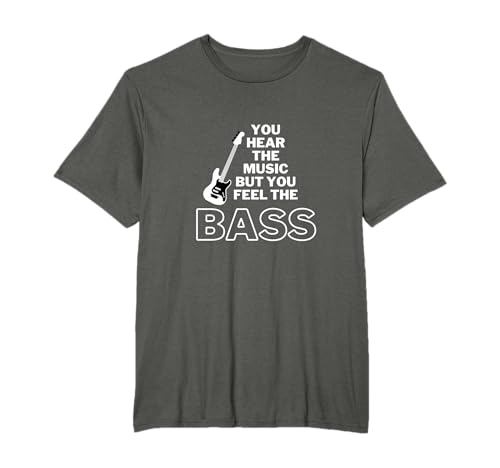 Bass Guitar Bassist Band Gifts, Camiseta Temática de Instrumento