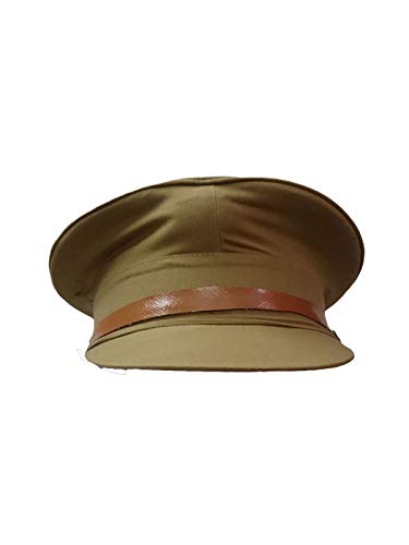BookMyCostume Police Inspector Commissioner Khakhi Cap for Boys a...
