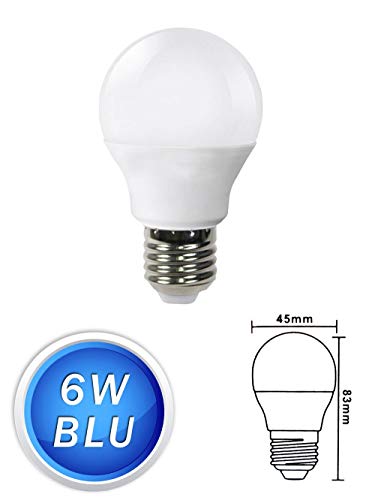 Universo Lampadina led sfera colorata luce blu