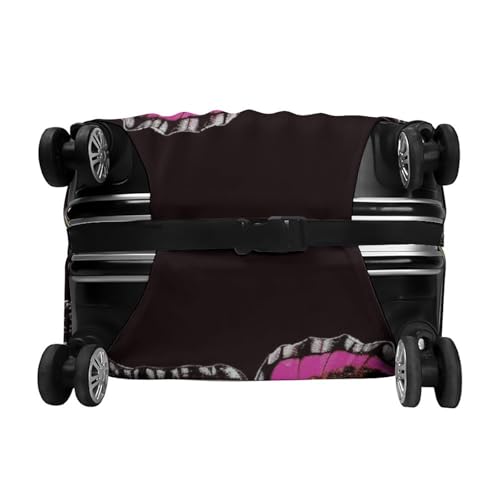 Housse de valise papillon taille L pour bagages de 48 à 81 cm