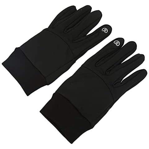 Touch Screen All Finger Gloves, Wear Resistant Convenient Lightweight Antislip Thermal Winter Outdoor Warm Sports Gloves for Running for Driving for Cycling(XL) Cover