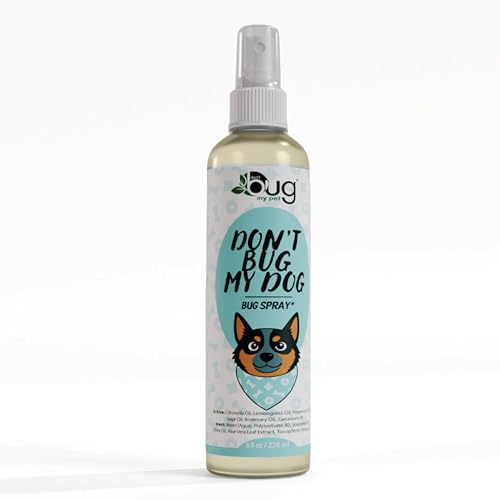 Dont Bug My Dog Peppermint Oil Dog Spray Natural Outdoor Dog Spray Plant-Based Essential Oil Formula Gentle Coat & Skin Spray for Daily Use Fresh Botanical Scent