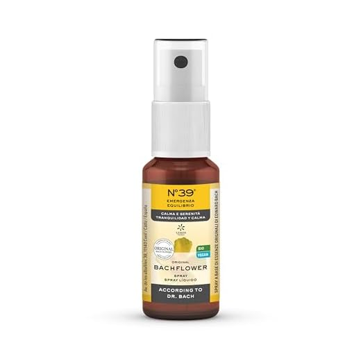 Lemon Pharma N° 39 Spray líquido Flores de Bach Día, 20 ml – según el Dr. Bach, como compañero para tu rutina diaria con la fuerza de la naturaleza