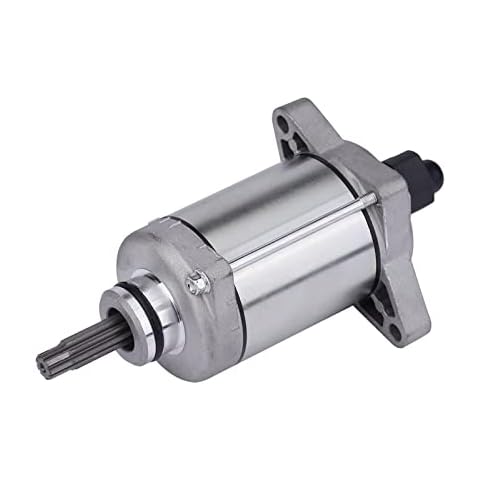 MINSTAR Starter Motor Compatible with Honda ATV TRX420FA /FE/TE/FM/TM/FPE/FPM, TRX500FE(1,2) /FM(1,2,5,6,7) /FPE/FPM/FA(5,6,7),SXS500M2 Pioneer 500,Replace # 31200-HP5-601, 31200-HR0-F01. Cover