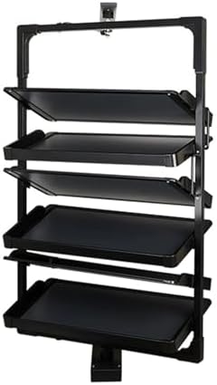 Store Display Rack Wall Mounted Storage Rack Convenience Store Automatic Rack Space Saving Assembled Display,Adjustable Multi-Layer Rotating Shoe Rack - Pull-Out for Footwear & Accessories I