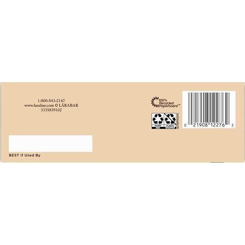 Larabar Chocolate Chip Cookie Dough, Fruit and Nut Bars, Gluten Free and Vegan, 19.2 oz, 12 Ct