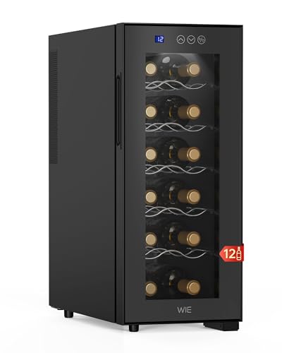 WIE Cave à Vin 12 Bouteilles 12-18°C 33L...