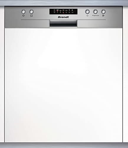 BRANDT Lave vaisselle intégrable 44 dB 14 couverts bandeau inox BDB424LX - vue 4