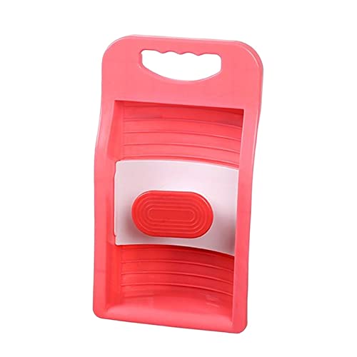 Generic Tábua de Lavar Tábua de Esfregar para Lavar Roupa de Roupas de Bebê Toalhas, Rosa