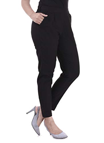 Real Bottom Casual Pants for Women | Slub Cotton Trousers for Women | Pack of 2 Pants for Women | All - Image 3