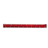  Colorido de aluminio triangular Escala Regla de metal 15CM Rojo
