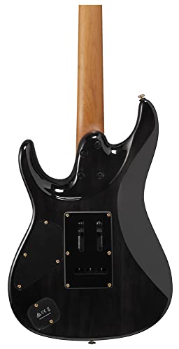 Ibanez AZ47P1QM-BIB Black Ice Burst – Guitare électrique (+ housse) - Les Beatles, Paul McCartney, John Lennon, RIngo Starr, George Harrison Ibanez AZ47P1QM-BIB Black Ice Burst - Guitare électrique (+ housse) – Image 6