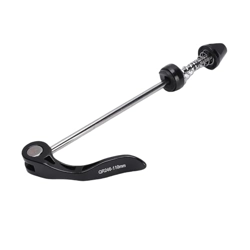 ViaGasaFamido バイククイックリリーススキュー 金属製軽量 ユニバーサル Boost ホイールハブ対応 ロングデザイン 高強度アルミニウム合金 クロモリ鋼 簡易快拆機構 ロードバイク マウンテンバイク用 (110mm)