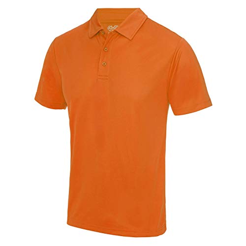 AWDis Mens Just Cool Polo Shirt JC040 Orange Crush M