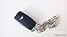 Xotic Tech 1x Silver Chrome Finish Key Chain Fob Ring Keychain Compatible with Mustang