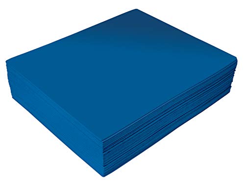 Blue EVA Foam Sheets, 30 Pack, 2mm Thick, 9 x 12 Inch, by Better Office Products, Blue Color, for Arts and Crafts, 30 Sheets Bulk Pack