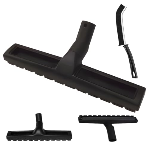 Caliko 32mm Hard Floor Brush Head Replacement and Crevise brush | 300mm Wide Vacuum Cleaner Tool, Compatible with Henry Hoover Head/Brush Head, Numatic Henry, Hetty, Henry Hoover Accessories.