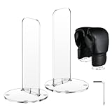 Cosmos 1 Pair Boxing Glove Holder Rack Boxing Gloves Display Stand Sports Gloves Vertical Display Rack Desk Stand, Acrylic Stand & Withstand Design
