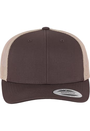 Flexfit - Gorra De Béisbol Unisex, Diseño Retro De Camión De 2 Tonos, Color Gris Oscuro/Blanco, Talla Única, Unisex Adulto, Gorra De Béisbol, 6606T, Verde/Caqui, Talla Única