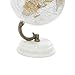 Deco 79 Marble Globe with White Marble Base, 5' x 5' x 8', White