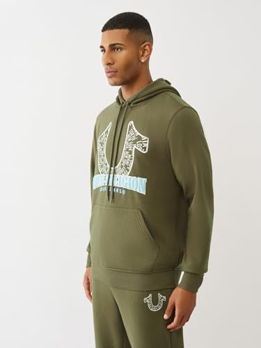 Sweatshirt à Capuche True Religion avec Broderie Premium pour un Style Durable