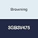 Browning 3GB3V475 Banded V-Belt, 3V Section, Rubber Compound, 47.5" Length, 3" Width, 3 Bands