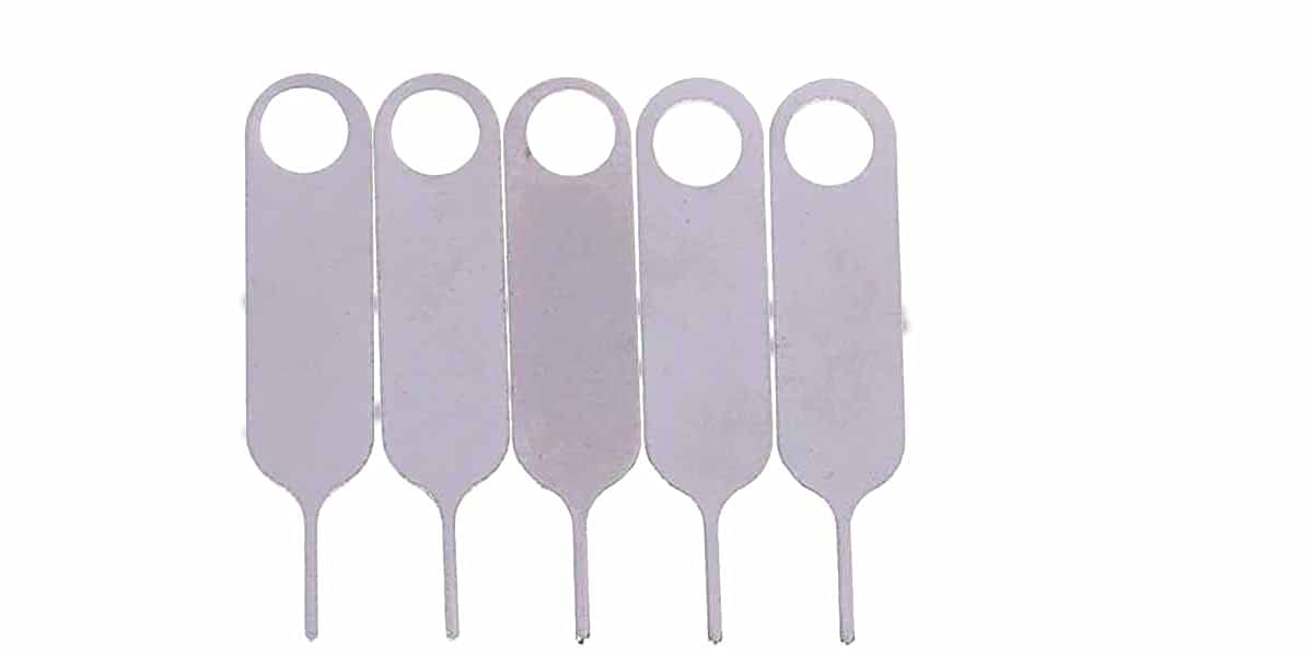- Pack of 5 pcs - Sim Card Tray Eject Ejector Ejection Pin Removal Steel Key Tool Needle - Compatible with Smart Phone Mobile Tablet