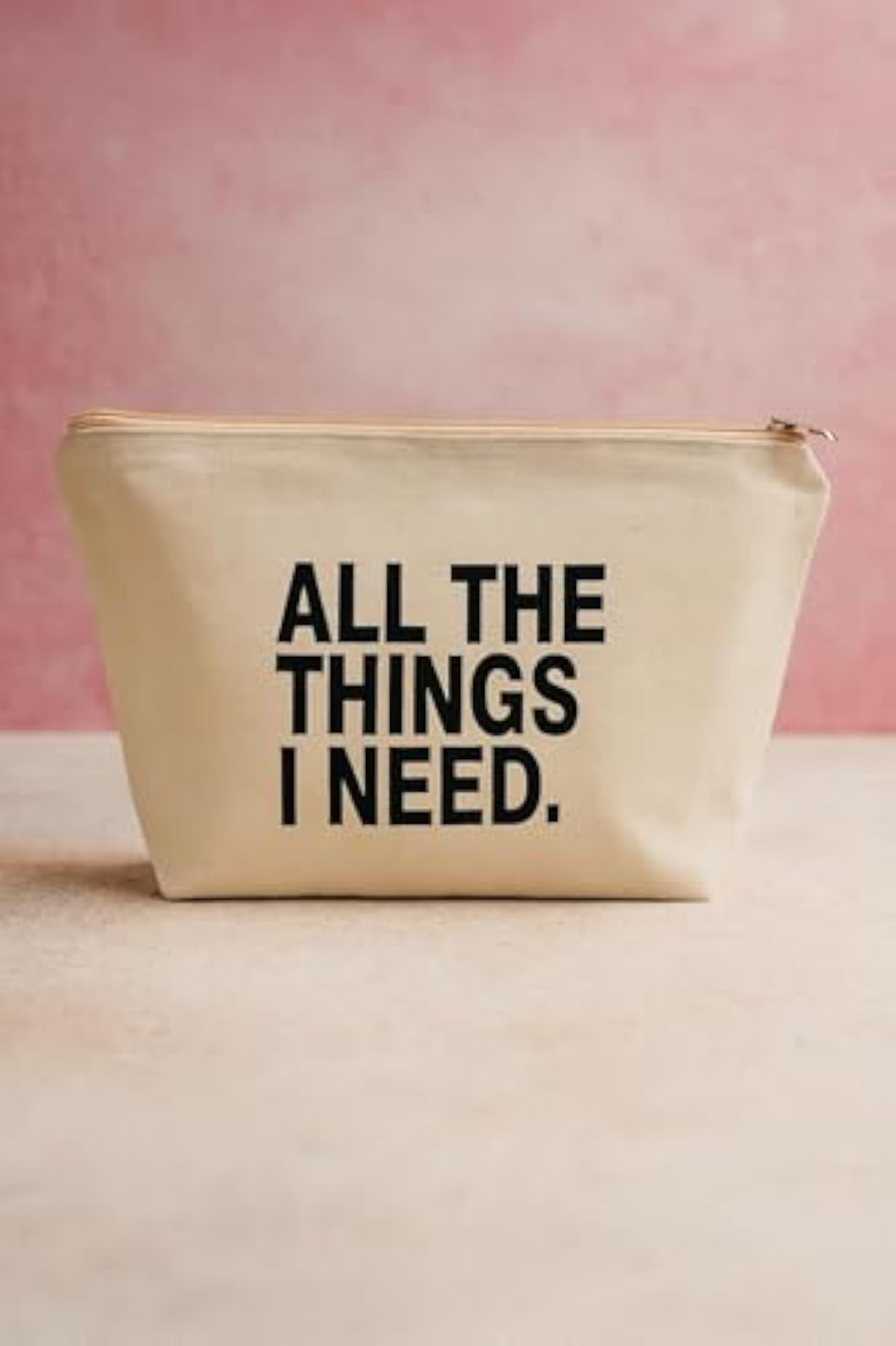 Premium Canvas Multipurpose Pouch Bag with Zip Closure