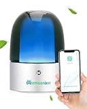 Mxmoonant Diffuseur d'arôme Waterless 30-60㎡ Diffuseur d'huile d'aromathérapie 60 ML, contrôle d'application, lumière dégradée, pour Magasin de Bureau à Domicile