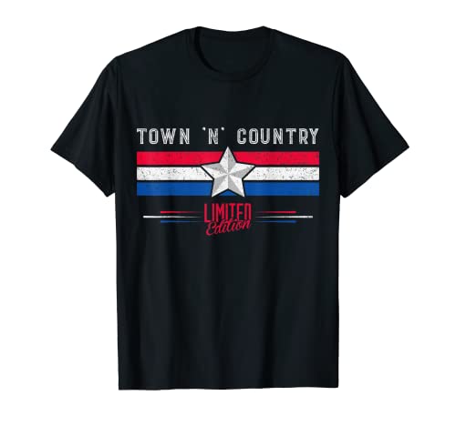 Town 'n' country t-shirt vintage pour femme
