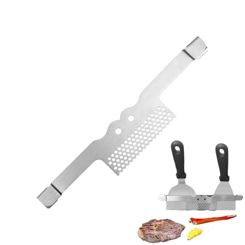 Puerta de espátula - Crema no deslizante Crema de espátula | Organizadores de herramientas de metal inoxidable de metal de acero | Bloque de puerta de barbacoa | Estante para bandeja de horno | para