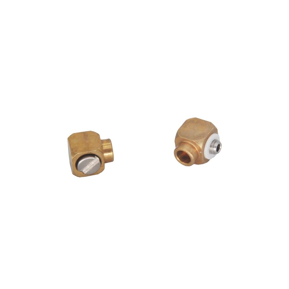 Złączka lutownicza Kolanko 90° M3 dla OD 3mm Miedziany cylinder oleju hydraulicznego RC 1/14 336GC Double E EC160E E010 Części
