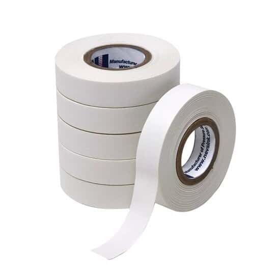 Cole-Parmer Write-On Lab Labeling Tape, White, 1.27 cm (1/2 (in)) x 12.8 m (14 yds), 2.54 cm (1 (in)) Core: 6/PK