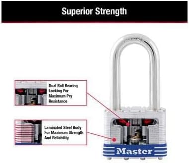 Master Lock 3TRILF No. 3 Padlock Three Pack