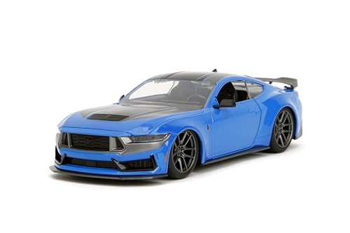 Jada Toys Bigtime Muscle 1:24 Ford Mustang Dark Horse Azul miniatura 1
