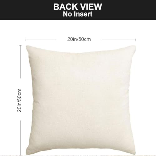 Image of PSDWETS Christmas Pillow Covers 20x20 Set of 4 Christmas Decorations Snowman Deer Tree Winter Holiday Decor Throw Cushion Case for Home Couch Sofa