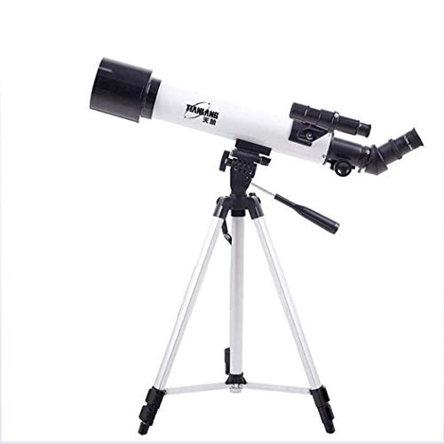 Telescopio refractor portátil para astronomía con trípode miniatura 4