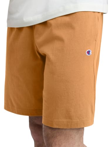 Image of Champion Men's Lounge Shorts, Standard Fit, 9 Inch Inseam, Lightweight 100% Cotton, Available in Regular and Big & Tall