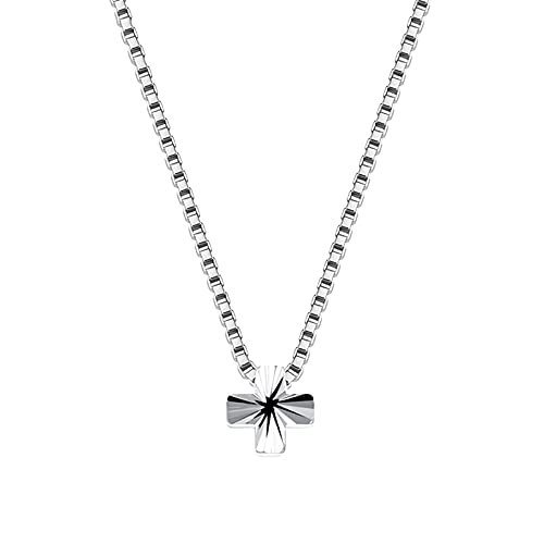 Collier avec pendentif croix en argent sterling 925 chaîne 20 pouces