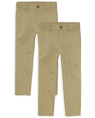 The Children's Place Stretch Relaxed Straight Chino Pants,multipacks