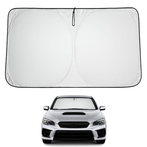 Proadsy 2026 Upgrade Front Windshield Sun Shade Foldable Sunshade Protector Custom Fit 2015-2021 WRX...