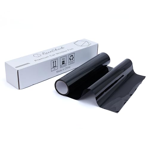Image of Professional Auto Window Tint Film Roll, 15% Premium Carbon Car Window Privacy Film, 36IN x 100FT- UV Protection, Scratch & Heat Resistant - Blackout Shade for Car Windows