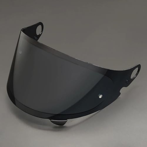 Genérico Visera for Ca-sco GLAMSTER SHOEI GLAMSTER, a prueba de viento, antivaho, protección solar UV, for moto(Deep Black)