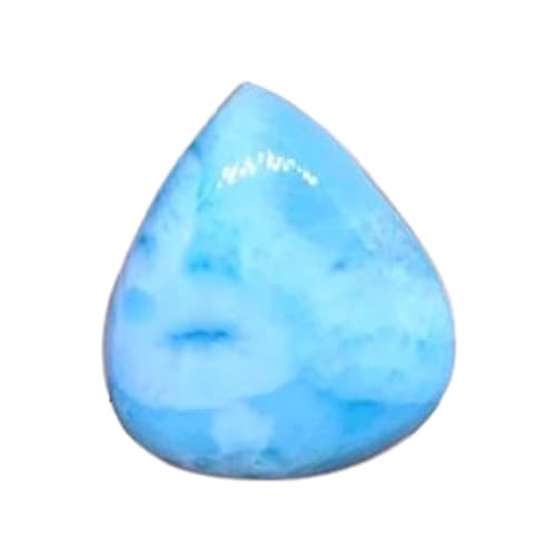 Cabochon Larimar naturel poire 23x20x6mm pour création bijoux GH_NAT_06551