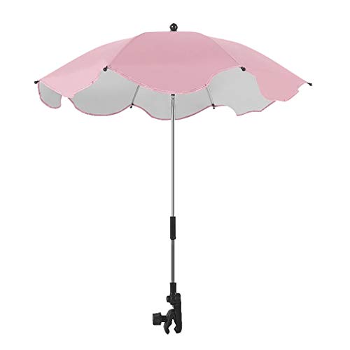 Wearefo Baby Stroller Umbrella Waterproof UV Protection Wheelchair Pushchair Umbrella Baby Pram Foldable