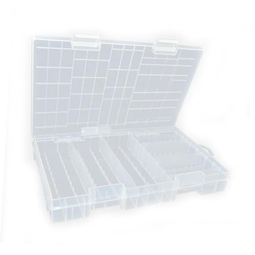 Tofficu Battery Storage Box Battery Organizer Battery Storage Organizer Aa Battery Storage Case