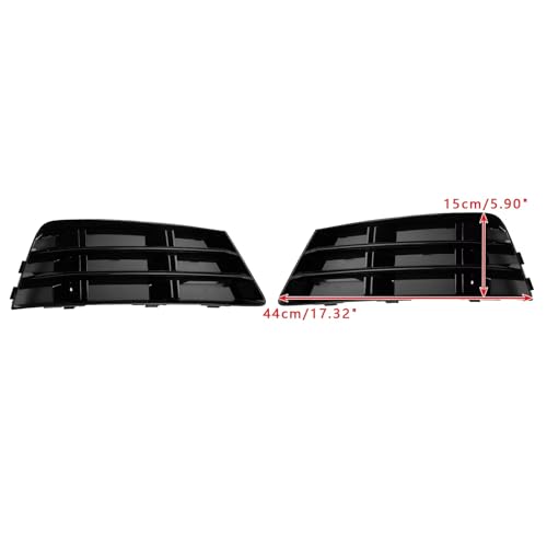 Grille antibrouillard pour A4 B9 remplacer cache pare-chocs avant cassé 16-18