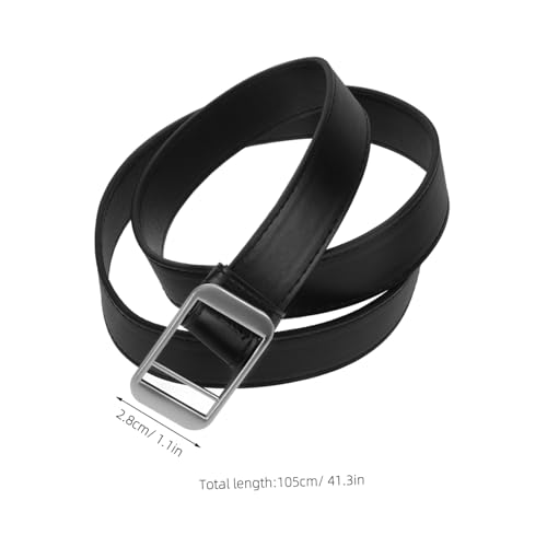 BESPORTBLE Pu Wide Belt for Women Metal Buckle Versatile Fashion Accessory for and Pants Design2