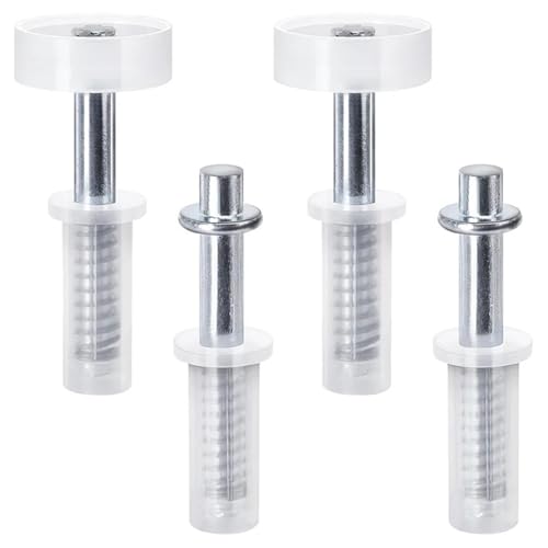 Kit de Herrajes para Puertas Plegables de 20 Piezas con Rueda Guía Superior y Pivote Superior con Resorte miniatura 1