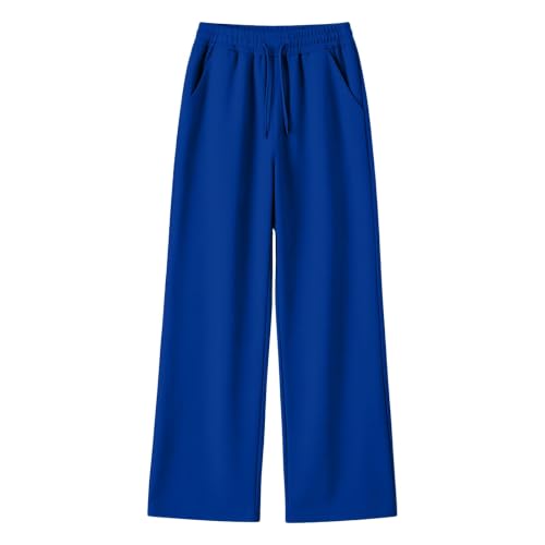 Wide Leg Sweatpants for Women High Waisted Baggy Fleece Sweat Track Pants - image 6